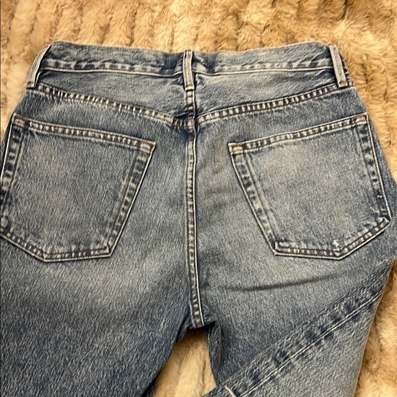 Frame Denim Le Original Straight Leg Jeans Distressed Light Wash 28 - Picture 8 of 8